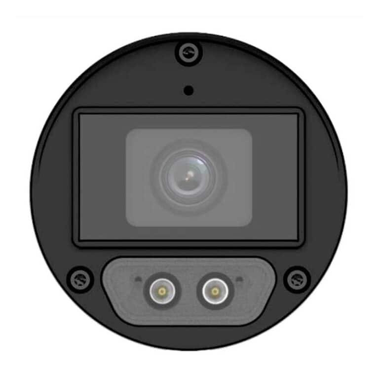 Uniview 2MP ColourHunter HD 2.8mm Fixed Lens Mini Bullet Analogue CCTV Camera 24/7 Full Colour - Front Metal Facing | Home-CCTV