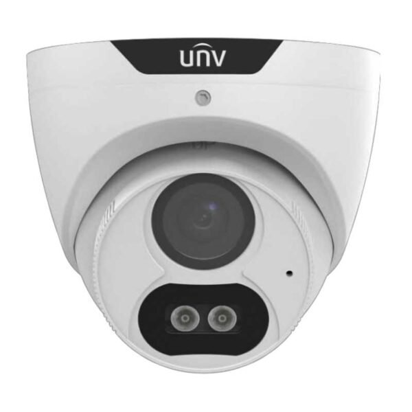 Uniview 2MP ColourHunter HD 4.0mm Fixed Lens Analogue Turret CCTV Camera Mic AoC Full Colour Half Metal Housing | Home-CCTV