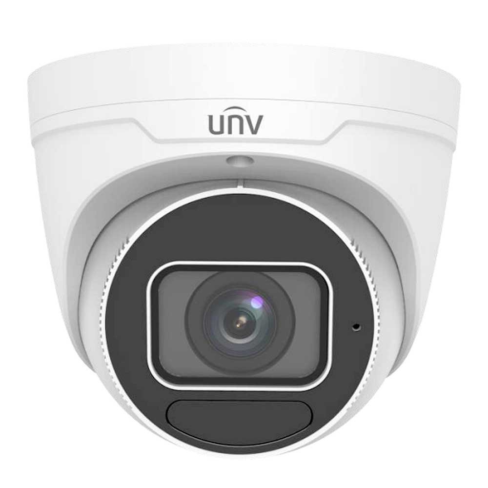 Uniview 5MP HD IR Varifocal Motorized Zoom Eyeball Turret Network Camera with Built in Mic AI 2.8mm- White | Home-CCTV