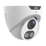 Uniview 8MP HD IR Network Turret Camera Intelligent Light, Audible Warning and Deep Learning Artificial Intelligence Fixed Lens 2.8mm - White - Secondary image | Home-CCTV
