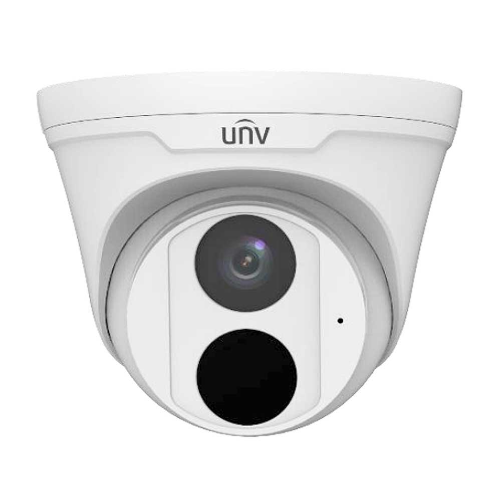 Uniview EASYSTAR 8MP HD Turret Network Camera with Built in Mic - IR Fixed Lens 2.8mm - White - CCTV IP Camera Eyeball | Home-CCTV
