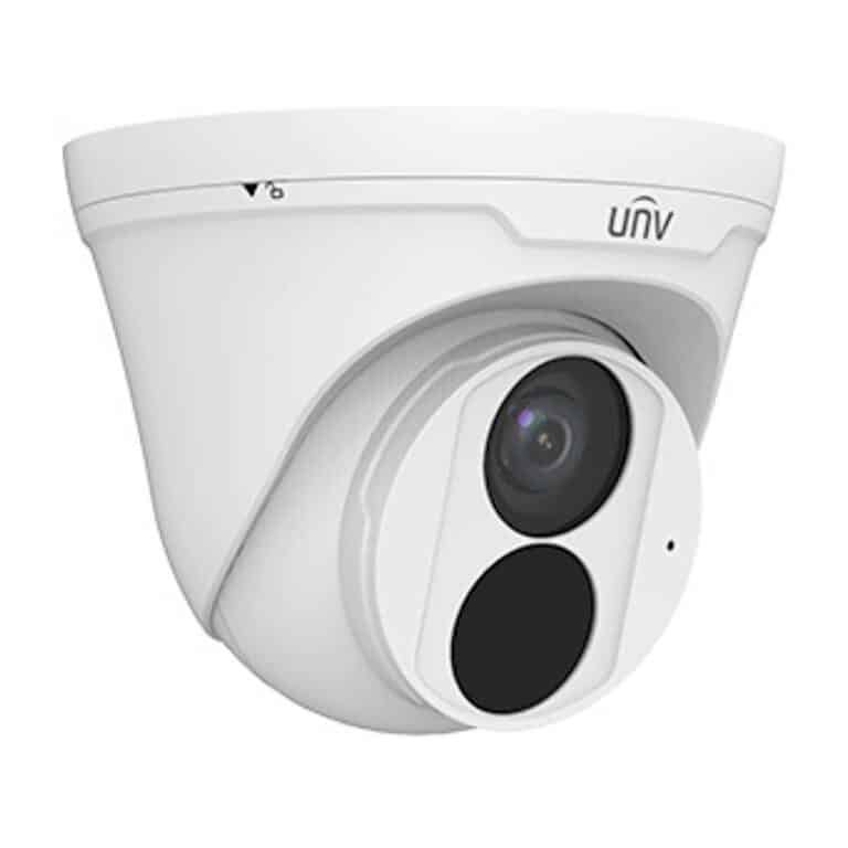 Uniview EASYSTAR 8MP HD Turret Network Camera with Built in Mic - IR Fixed Lens 2.8mm - White - CCTV IP Camera Eyeball - secondary image | Home-CCTV