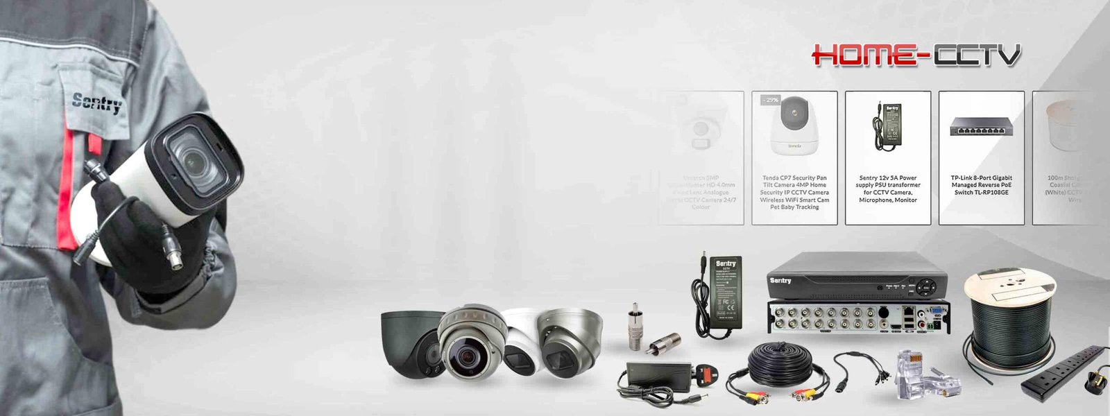 Sentry 4K Security Camera System Kit