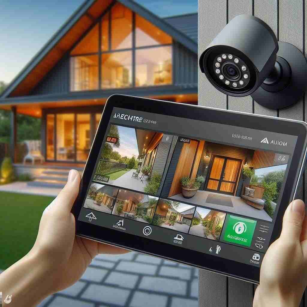 surveillance security camera illustration home cctv Home Security Cameras and Surveillance System Illustration by Home-CCTV