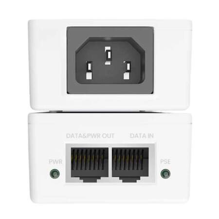 Tenda IEEE802.3at Gigabit PoE Injector PoE30G-AT - Front & back view | Home-CCTV
