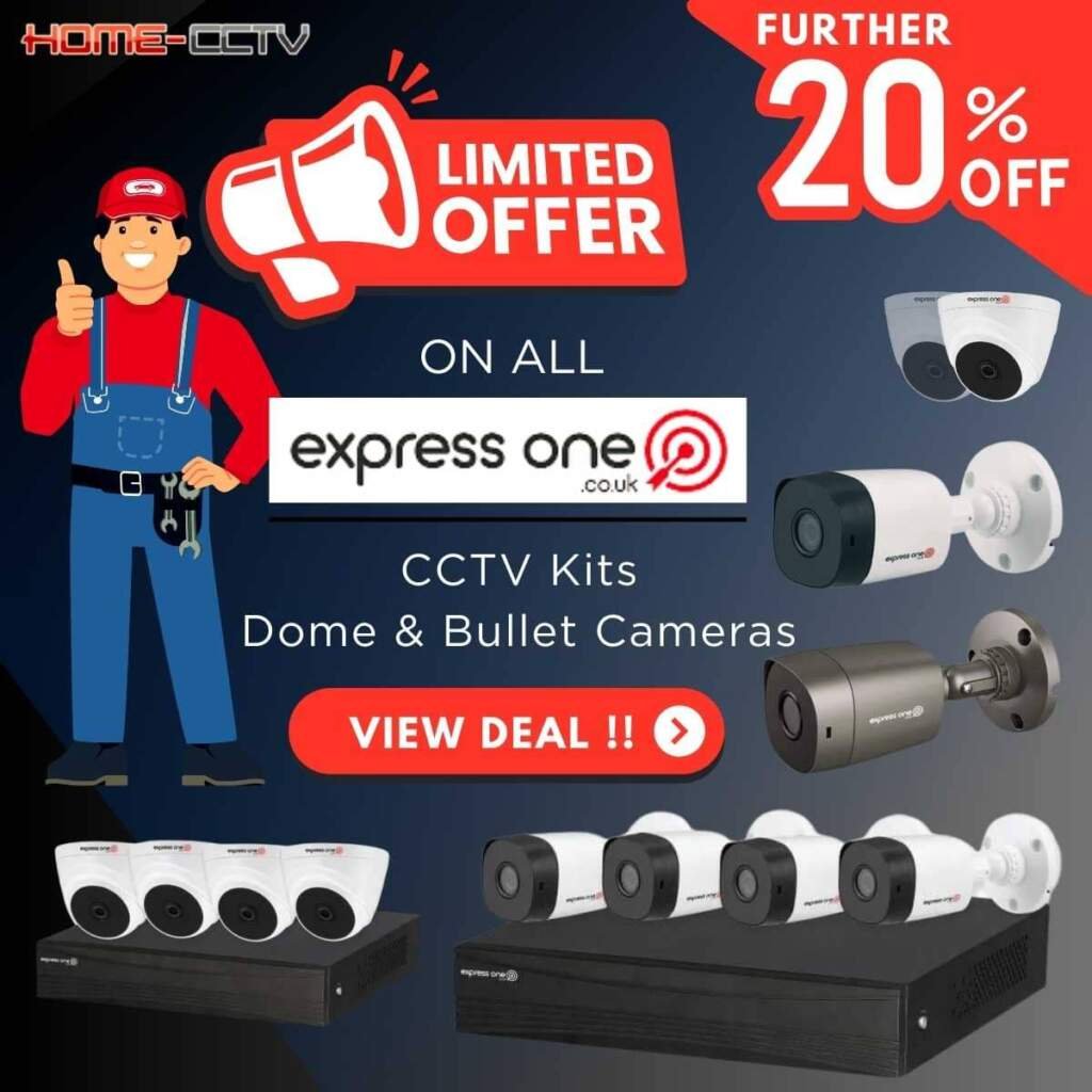 Best security cctv deals | Get further 20% off Deal for CCTV Kits Camera DVR | Home-CCTV