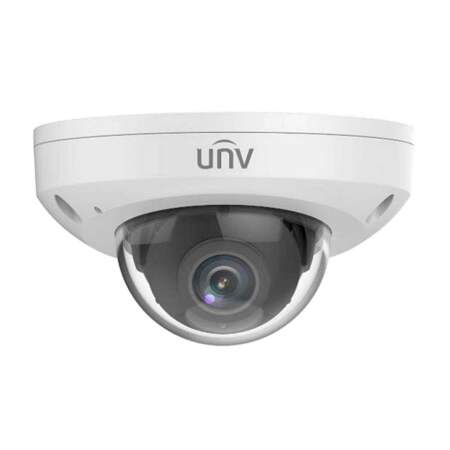 Uniview 4MP LightHunter Fixed Lens AI HD Turret Network Camera 2.8mm Vandal Resistant | Home-CCTV