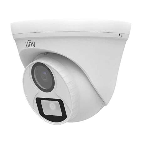 Uniview 5MP ColourHunter HD 2.8mm Fixed Lens Analogue Turret CCTV Camera 24/7 Colour - Sideview | Home-CCTV