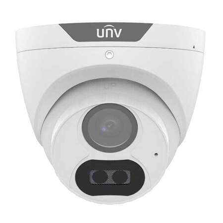 Uniview 5MP LightHunter HD 2.8mm Fixed Lens Analogue Turret CCTV Camera -White | Home-CCTV