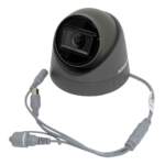 Hikvision 4K 8MP Fixed Lens Eyeball Dome Turret CCTV Camera Grey - DS-2CE78U1T-IT3F - Wire connection coax | Home-CCTV