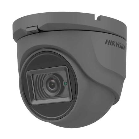 Hikvision 5MP Fixed Lens Eyeball Dome Turret CCTV Camera Grey - DS-2CE76H0T-ITMFS | Home-CCTV