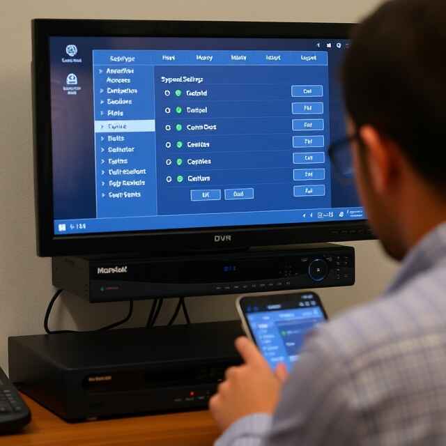 Setting Up the DVR NVR Recording Device Setting Up the DVR NVR Recording Device - Home-CCTV