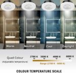FRD Elite Fixed Fire Rated Downlight 4w/6w - 4 Quad Colour Temperature - Home-CCTV