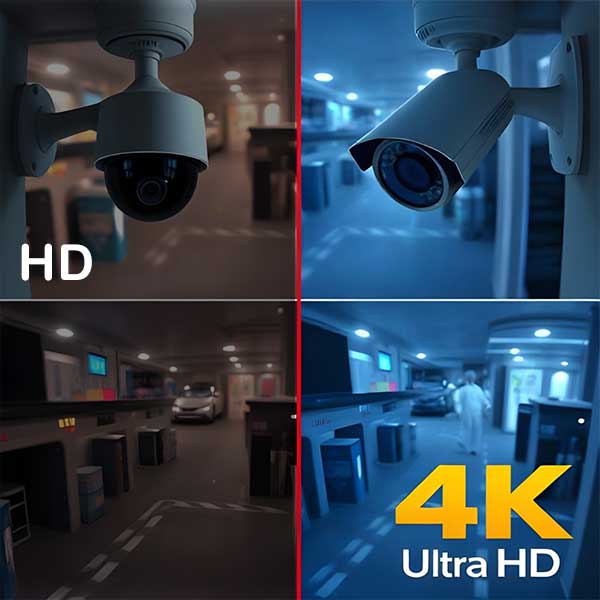 A comparison of CCTV footage in standard HD vs. 4K Ultra HD Home CCTV  A comparison of CCTV footage in standard HD vs. 4K Ultra-HD - Home-CCTV