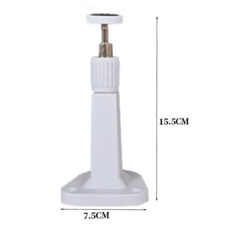 Sentry CCTV Universal Wall Mount Bracket - 15.5cm ABS Camera Bracket for Dome, PTZ, Baby Monitor - Indoor Wall-Mounted Anti-Interference Insulation Mount, White - Dimension - Home-CCTV