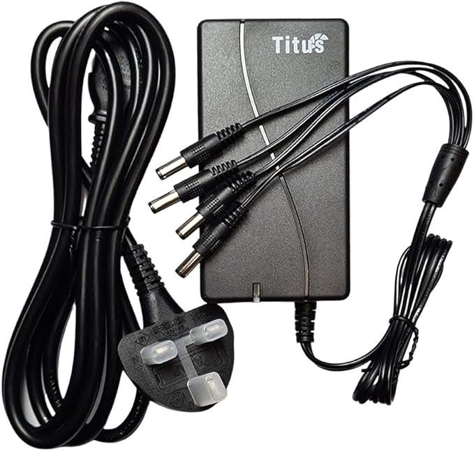titus psu Titus 5A PSU 5 amp 12v CCTV transformer Power supply for cameras and recorders Qvis Oynx Oyn-x