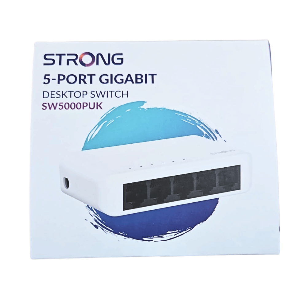 5 Port Gigabit Desktop Switch Home CCTV 1 Strong 5-Port Gigabit Desktop Network Switch - Plug & Play 10/100/1000Mbps Ethernet Switch for Home & Office (SW5000PUK) - Image 4