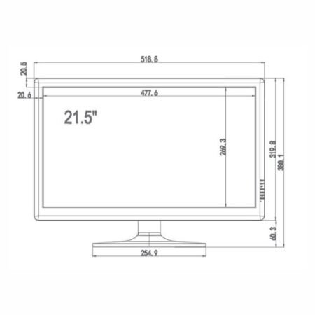 NEON-HD22-TVI-22 inch Full HD CCTV Monitor - Home-CCTV