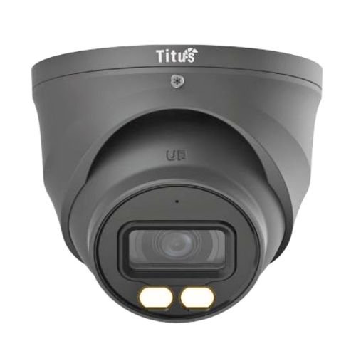 Titus 4K Smart Dual Light HDCVI Fixed Focal CCTV Camera Grey TD 8COL IL TUR FG Home CCTV Titus 4K Smart Dual Light HDCVI Fixed-Focal CCTV Camera (Grey) - Home-CCTV