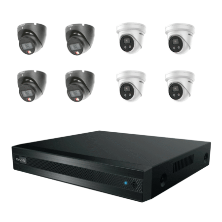 QVIS Viper 8 Channel 1080N DVR with 1TB HDD 4-in-1 CCTV Recorder - Home-CCTV