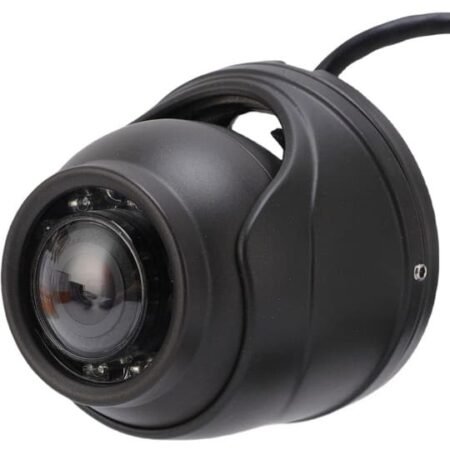 Sentry 2MP 1080p Mini Dome CCTV Camera - Black - side view