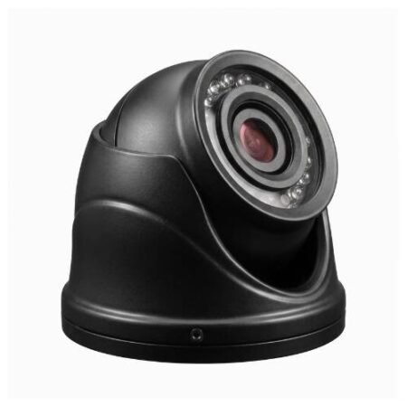 Sentry 2MP 1080p Mini Dome CCTV Camera - Black - side angle