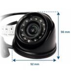Sentry 2MP 1080p Mini Dome CCTV Camera Black Dimensions - Home-CCTV
