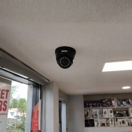 Sentry 2MP 1080p Mini Dome CCTV Camera Black - Home-CCTV