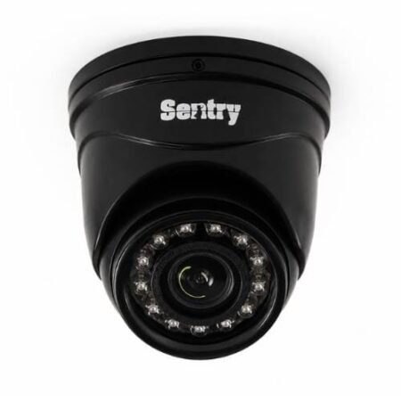 Sentry 2MP 1080p Mini Dome CCTV Camera Black - Home-CCTV
