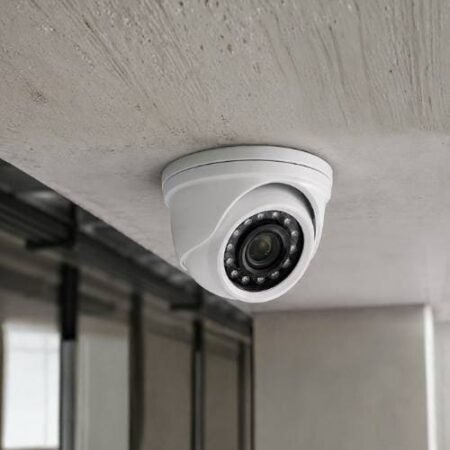 Sentry 2MP 1080p Mini Dome CCTV Camera White - Home-CCTV