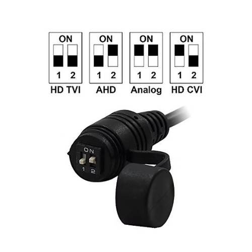 Sentry 2MP 1080p Mini Dome CCTV Camera White cable guide Sentry 2MP 1080p Mini Dome CCTV Camera black & white, cable guide