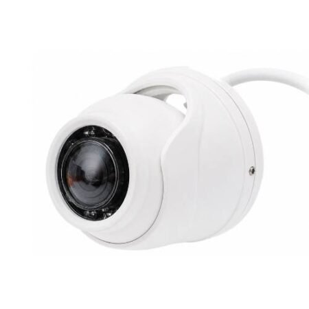 Sentry 2MP 1080p Mini Dome CCTV Camera - White- side angle
