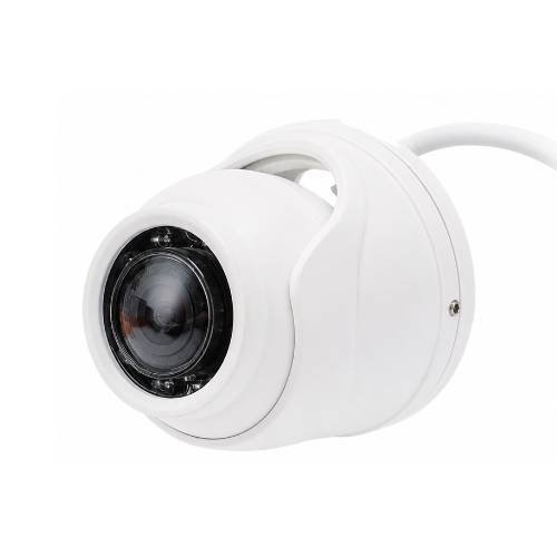 Sentry 2MP 1080p Mini Dome CCTV Camera White view 2 Sentry 2MP 1080p Mini Dome CCTV Camera - White- side angle