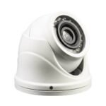 Sentry 2MP 1080p Mini Dome CCTV Camera White - side view
