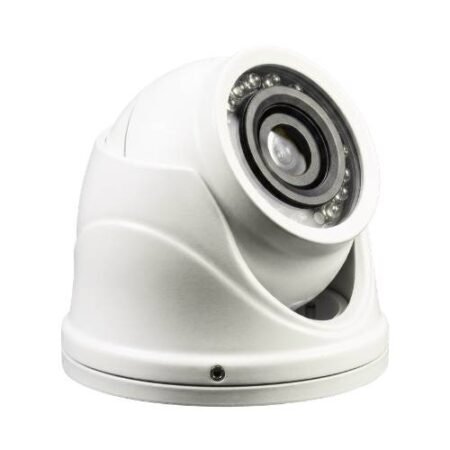 Sentry 2MP 1080p Mini Dome CCTV Camera White - side view