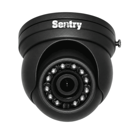 Sentry 2MP 1080p Mini Dome CCTV Camera Black - Home-CCTV