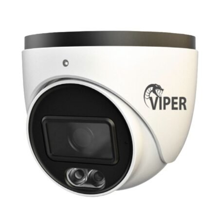Viper 6MP Dual Illumination IP CCTV Camera - White - Home-CCTV